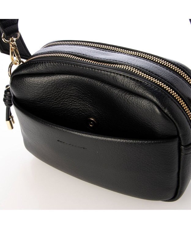 UNBILLION カシュカシュ cachecache / 2ショルダー付ボックスショルダー ブラック