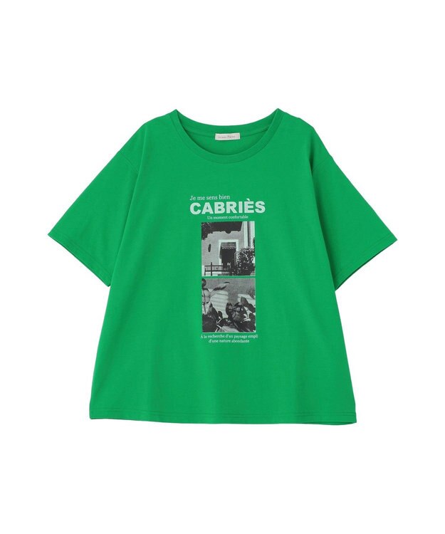 Green Parks アソート柄フォトＴシャツ Green