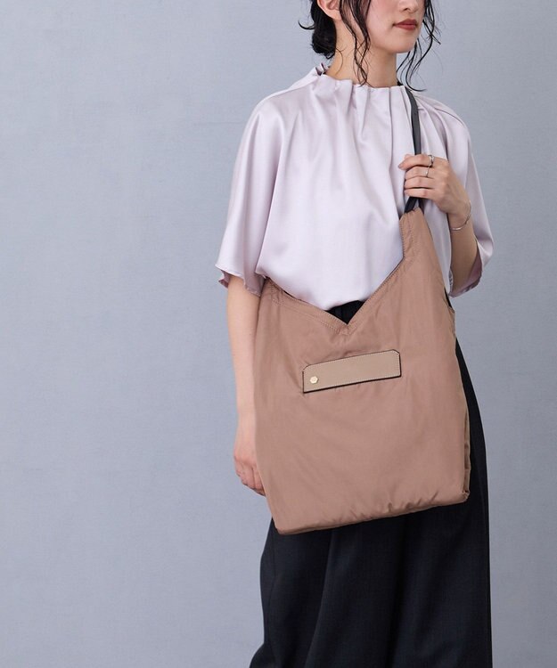 MioFIRANO SILHOUETTE V002 トートバッグ はっ水  A4サイズ対応 BEIGE