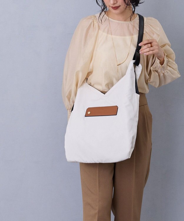 MioFIRANO SILHOUETTE V002 トートバッグ はっ水  A4サイズ対応 IVORY