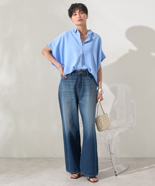 AMERICAN HOLIC ワイドデニム Medium Indigo