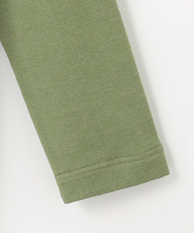 JOSEPH ABBOUD 【オーガニックコットン使用】フルZIPカラー ブルゾン 黄緑系