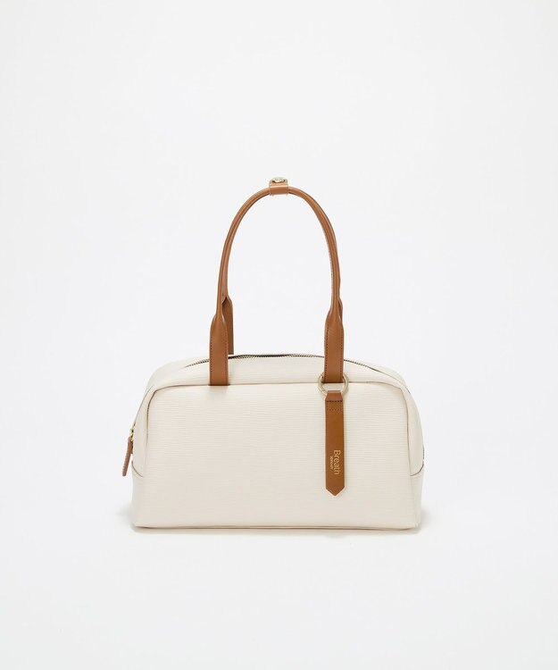 TOPKAPI 【Breath TOPKAPI】RIPPLE リプル ワイド ボストンバッグ チャーム付き アイボリー