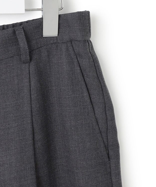 23区 【滝沢眞規子さん着用/VERY掲載/洗える】TWビエラ タック ワイド パンツ グレー系