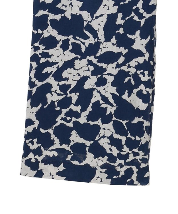 CRAFT STANDARD BOUTIQUE インド綿総柄イージーパンツ Navy