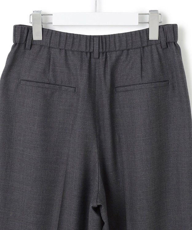23区 【滝沢眞規子さん着用/VERY掲載/洗える】TWビエラ タック ワイド パンツ グレー系