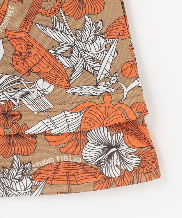 23区GOLF 【WOMEN】STUDIO FIGLIO アロハ総柄 スカート オレンジ系5