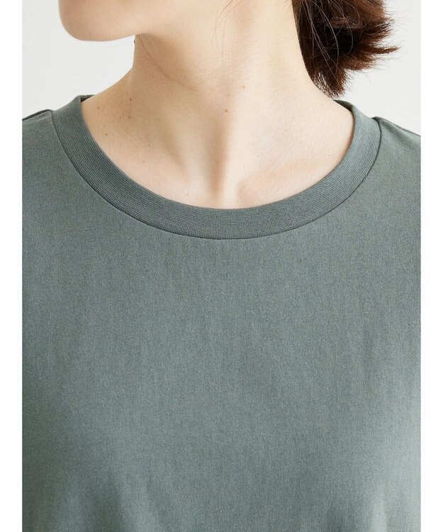 Green Parks 脇ドロストドッキングプルオーバー Khaki