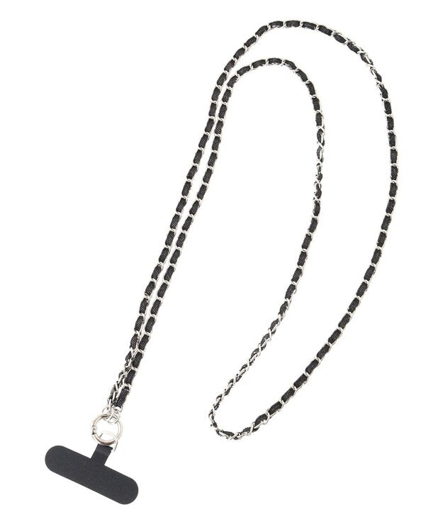 Green Parks ｅｖｅｒｙｗａｌｋ．デニムチェーンスマホショルダー Black