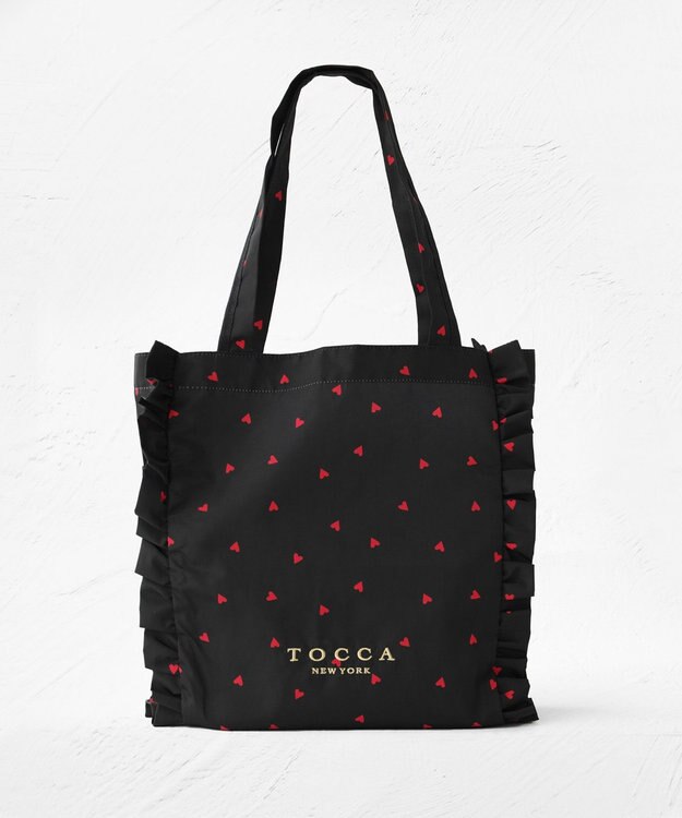 TOCCA 【百田夏菜子さん着用・新色登場】DANCING LOVE FRILL SUBBAG サブバッグ ブラック系