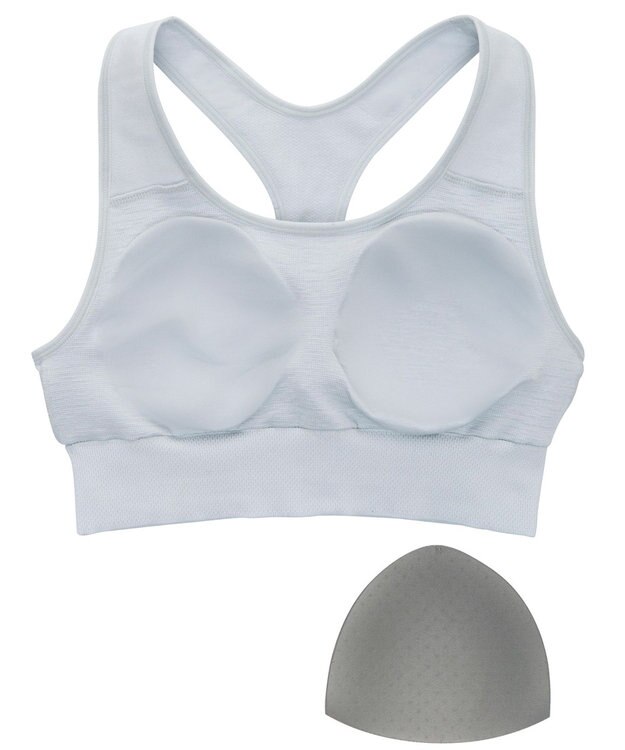 CW-X 【WOMEN】YOGA　スポーツブラ  吸汗速乾　/ワコール　HFY196 サックス