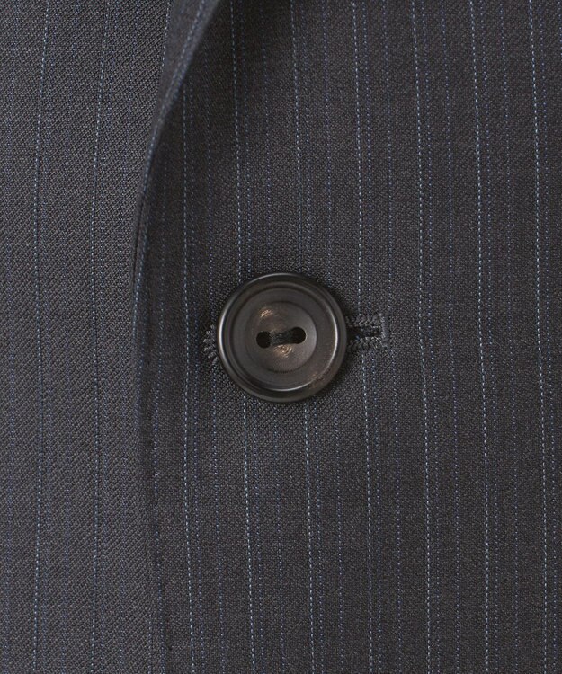 GOTAIRIKU 【Loro Piana Fabric】365 通年スーツ(グレー×ストライプ) グレー系1