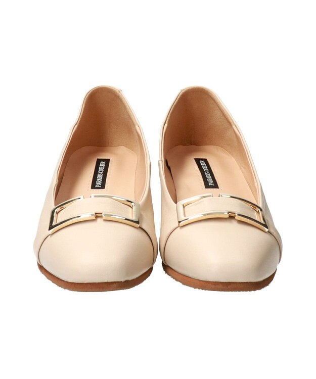 Bridget Birkin 【PARADIS COULEUR】ソフトスクエアトウパンプス ライトベージュ