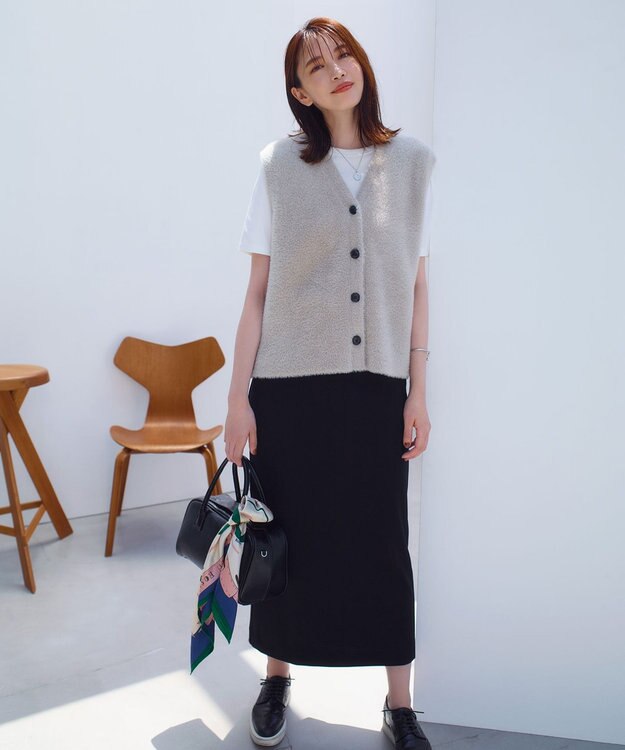 UNFILO BEAUTYFORM-Tコットン ベーシックTシャツ オフ