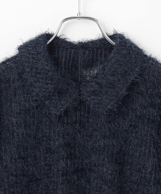 #Newans フィラッフィパフスリーブプラウス ネイビー