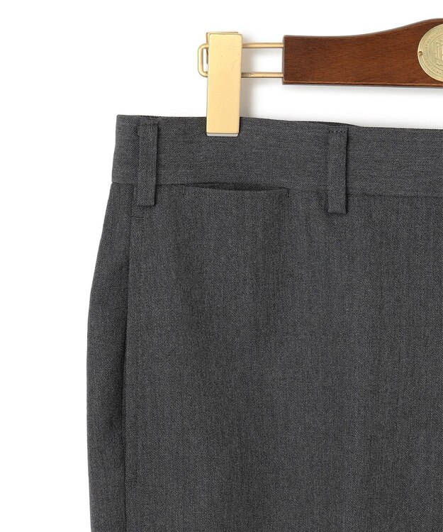 J.PRESS MEN 【J.PRESS ORIGINALS】MAGIC CUBA GABARDINE NEW PIPED STEM TROUSERS / JAPAN MADE グレー系