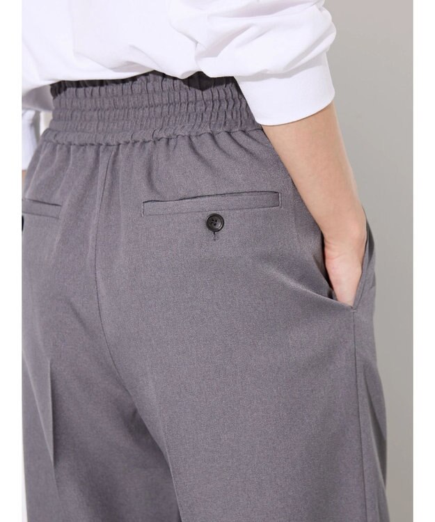 AMERICAN HOLIC ウエストイージーストレートパンツ Gray Mixture