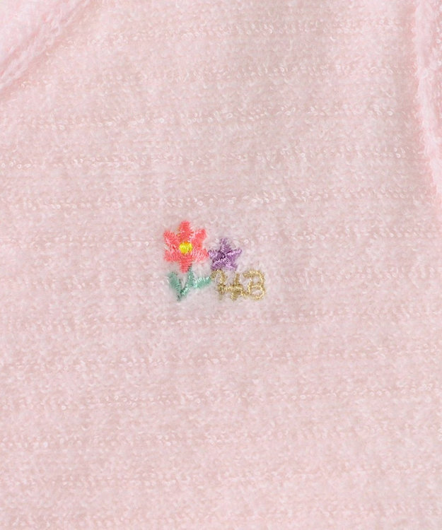 MIKI HOUSE HOT BISCUITS 【50-70cm】 パイル素材 ベビーベスト(胴着) ピンク