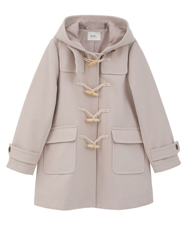 earth music&ecology ダッフルコート Light Beige