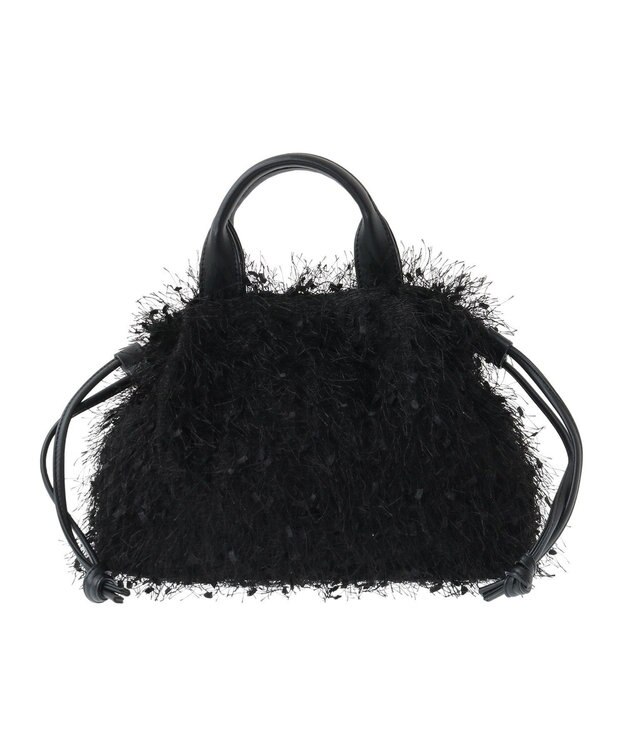 Green Parks ＯＴＯ．ＨＡ．シャギーニットショルダーバッグ Black