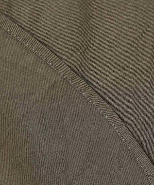 23区 S 【洗える】ミリタリーコットンギャバ シャツ カーキ系