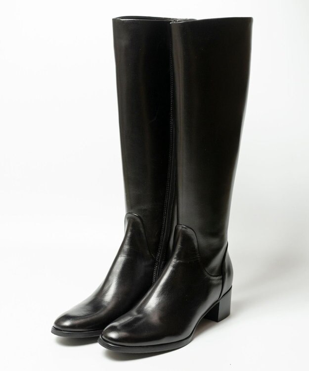 BONTRE 【LucaGrossi/ルカグロッシ】レザーロングブーツ ブラック