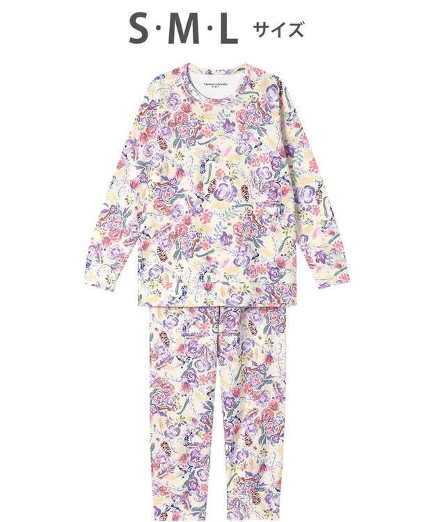tsumori chisato SLEEP ツモリチサト パジャマ 長袖 長ズボン 綿100%(本体) あったか レディース UDW457 /ワコール ベージュ