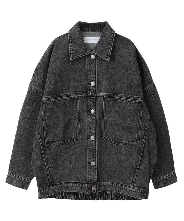 Green Parks ＢＩＧシルエットＧジャン Black