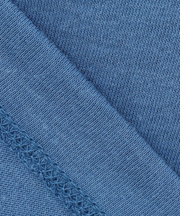 JOSEPH HOMME コットンモダールジャージー　タートルネックカットソー ダルブルー系