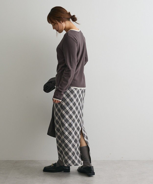 CRAFT STANDARD BOUTIQUE バイカラーパイピングプルオーバー Gray