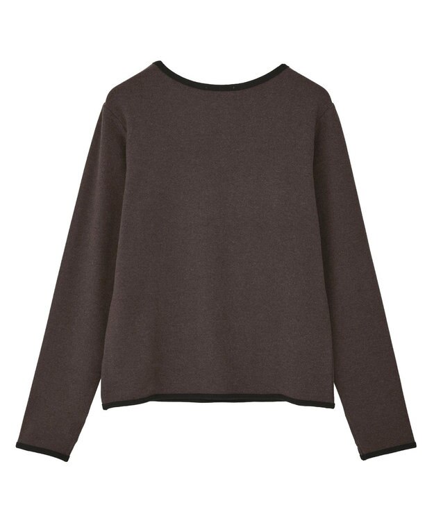 CRAFT STANDARD BOUTIQUE バイカラーパイピングプルオーバー Brown