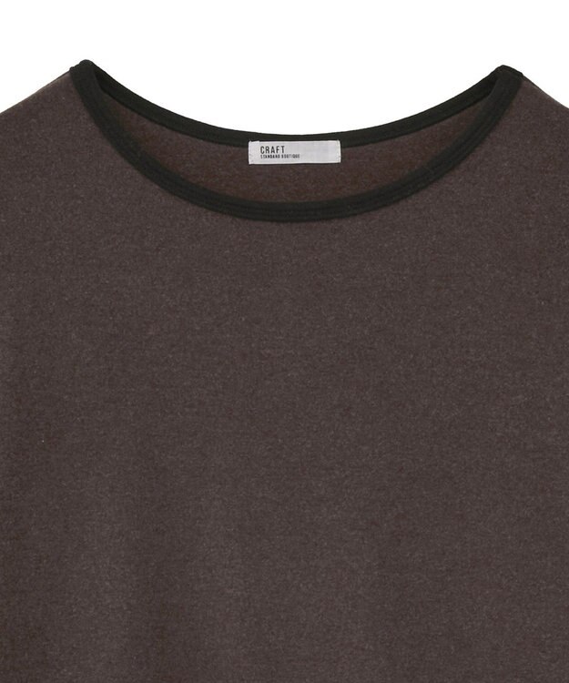CRAFT STANDARD BOUTIQUE バイカラーパイピングプルオーバー Brown