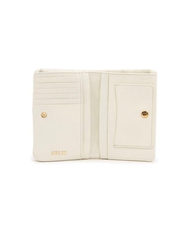 ANNA SUI TITIソフト 口金二つ折り財布 アイボリー