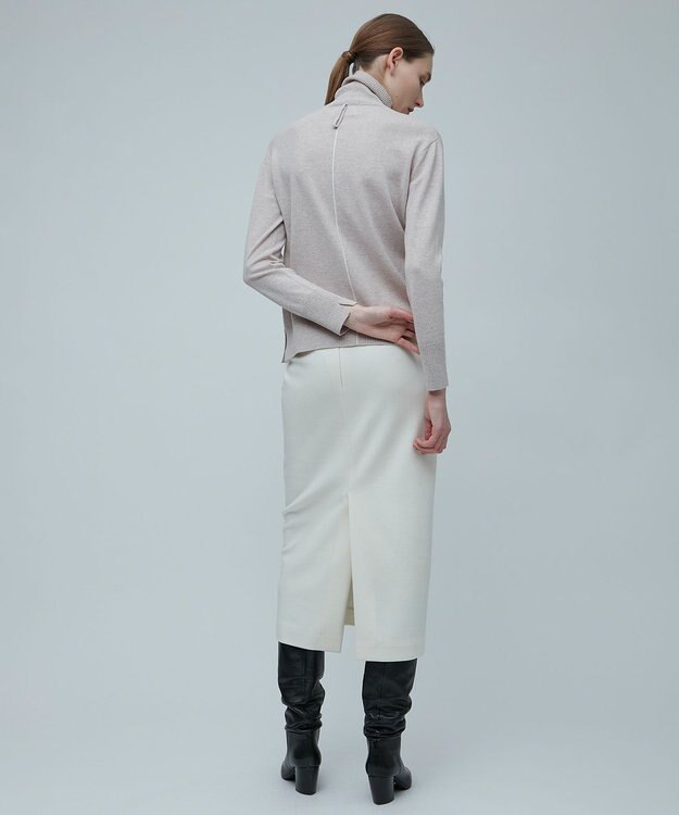 BEIGE， RIGNY / タートルネックニット Taupe× Off Line