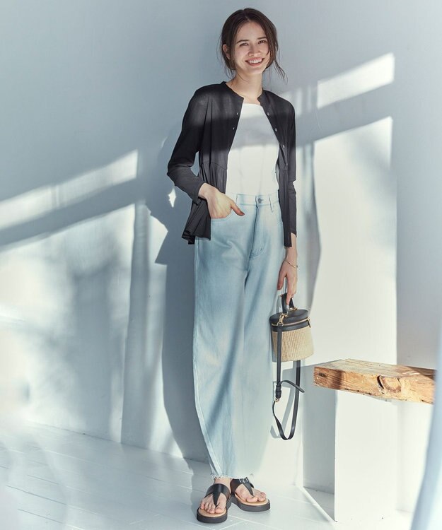 23区 L 【SLOW/一部店舗限定】SLOW DENIM カーヴィーデニム サックスブルー系