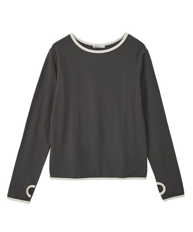CRAFT STANDARD BOUTIQUE バイカラーパイピングプルオーバー Gray