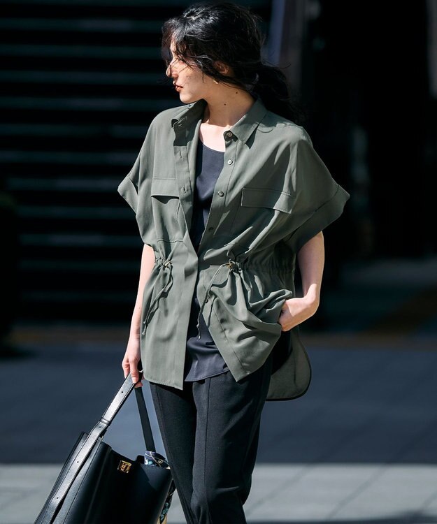 組曲 S 【ご好評につき追加生産！】ジョーゼットジャージースタイルアップ パンツ ブラック系