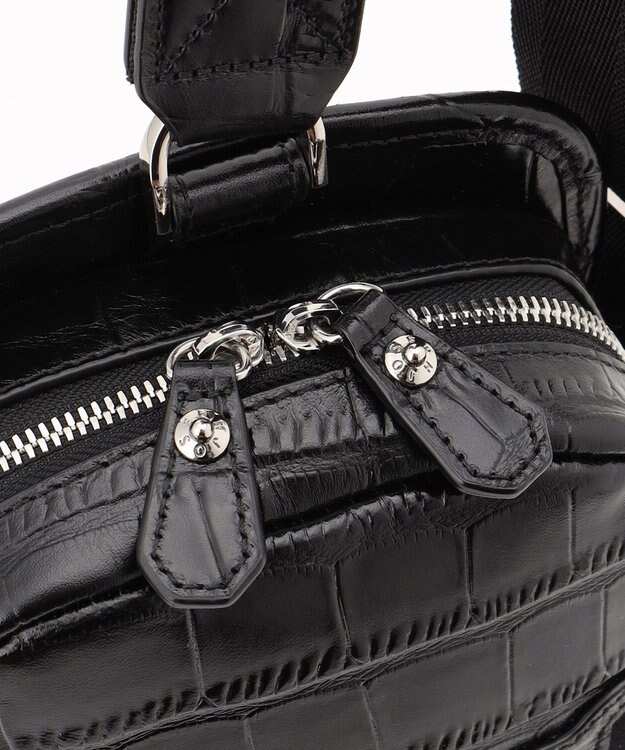 JOSEPH HOMME クロコダイルレザー 　ボディバッグ ブラック系