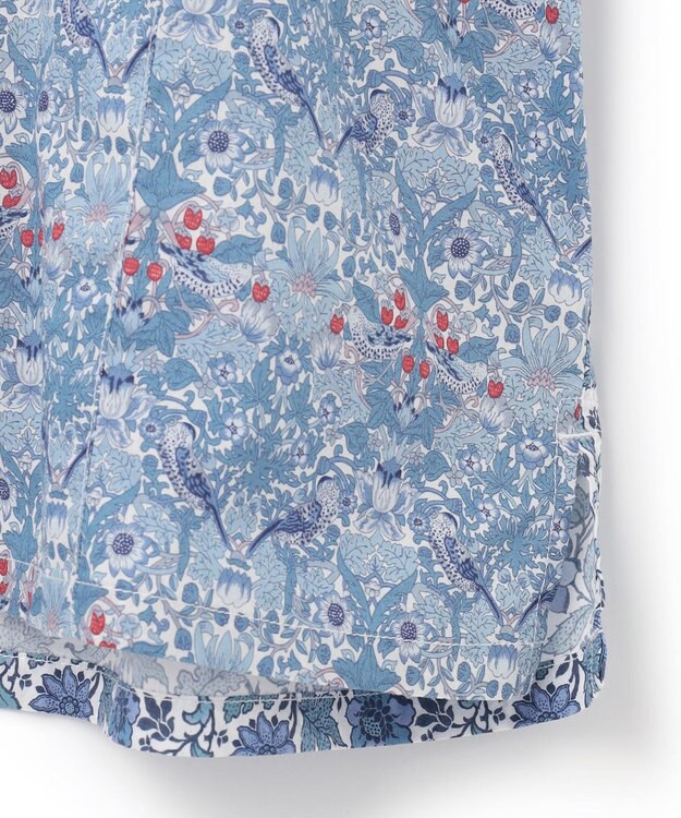 JOSEPH HOMME 【LIBERTY】クレイジーリバティ　半袖レギュラーシャツ サックスブルー系