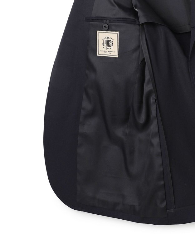 J.PRESS MEN 【WEB・一部店舗限定】シングルブレザー / 銀釦 / 3B / 背抜き ネイビー系