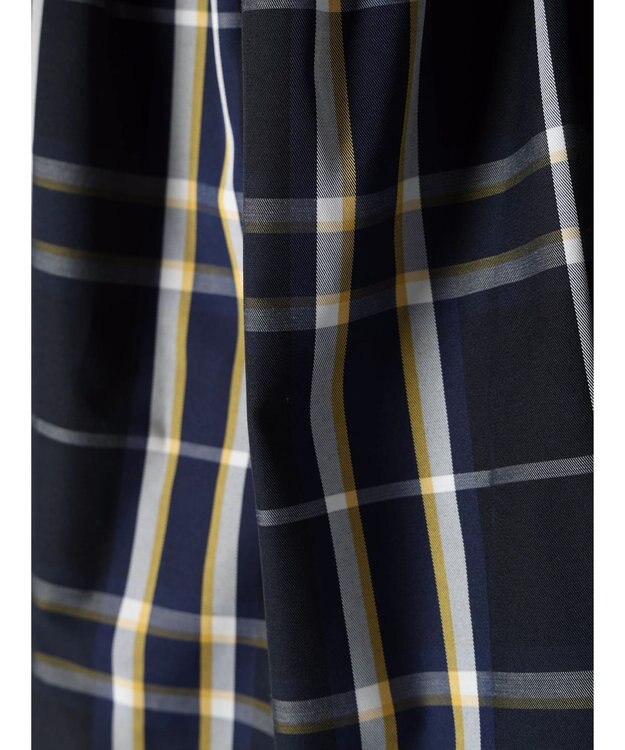 Green Parks ・ＳＵＧＡＲ　ＳＰＯＯＮ　チェックラッフルキャミワンピース Navy