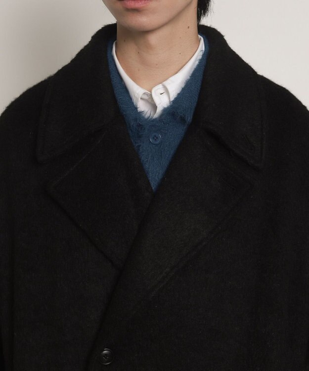 WEGO シャギーオーバーコート ブラック