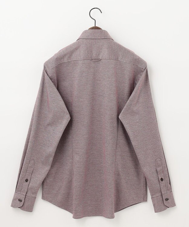 JOSEPH ABBOUD 【快適な着心地/イージーケア】ジャージーシャツ ワイン系7