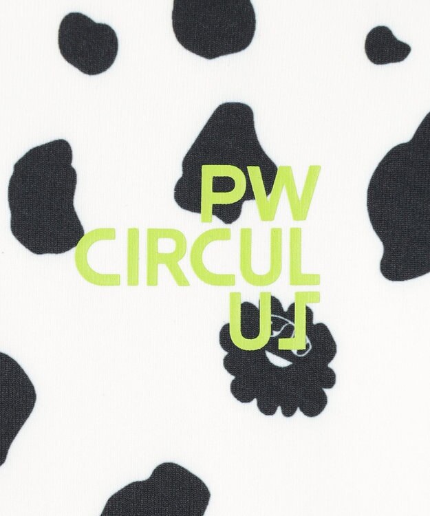 PW CIRCULUS 【MEN】スノーレオパード柄裏フリースモックネックT ホワイト系5