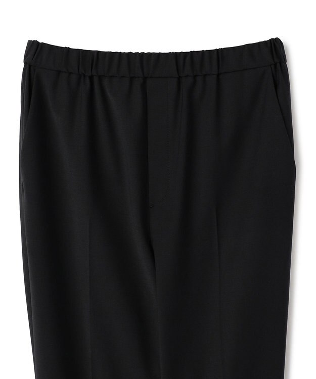 BEIGE， CELEST / ウエストゴム イージーストレートパンツ Black