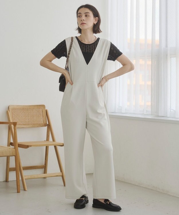 WEGO 【ANGIE VINTAGE】レースTシャツ ブラック