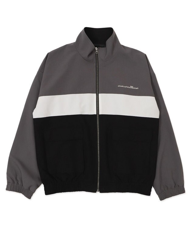 WEGO TRスタンドブルゾン ダークグレー