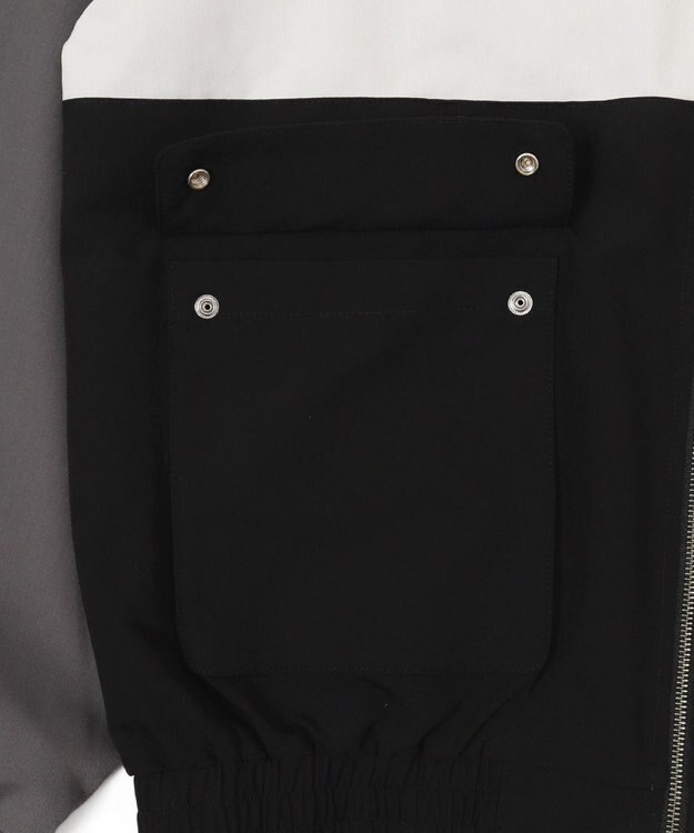 WEGO TRスタンドブルゾン ダークグレー