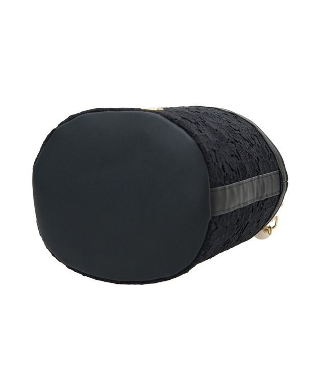 Maison de FLEUR EC限定フラワーレース2Wayバケツ型バッグ Black