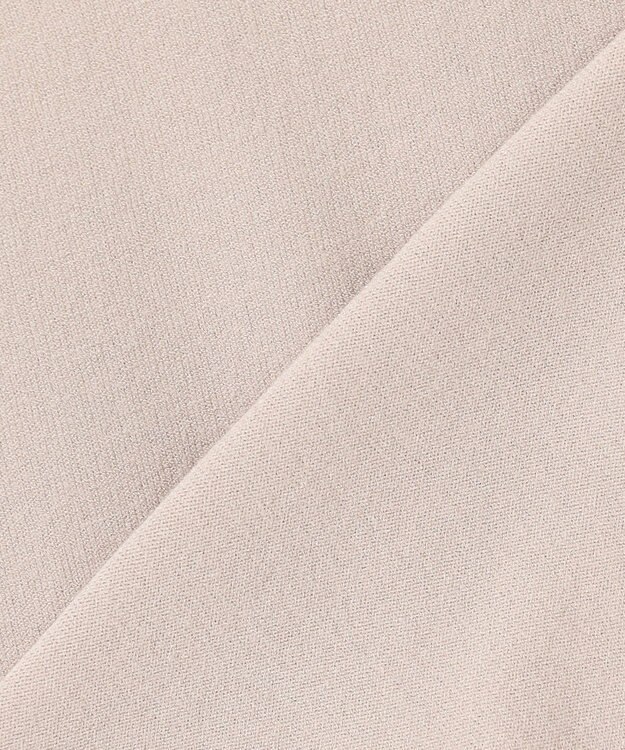 23区 L 【洗える/吊り干しOK】ヴィスコースストレッチ ポロニット カーディガン ベージュ系